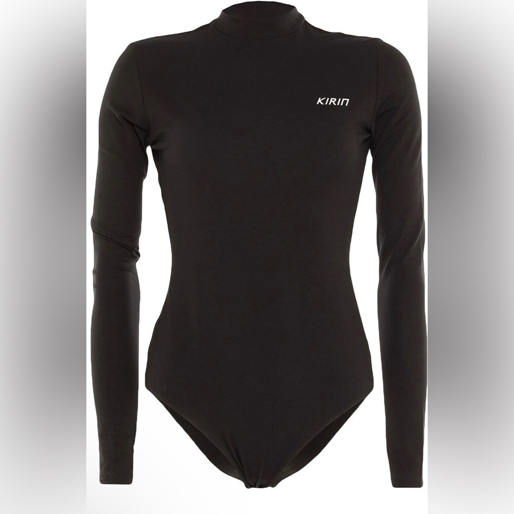 Kirin Peggy Gou Jersey Open Back Long Sleeve Bodysuit Black
